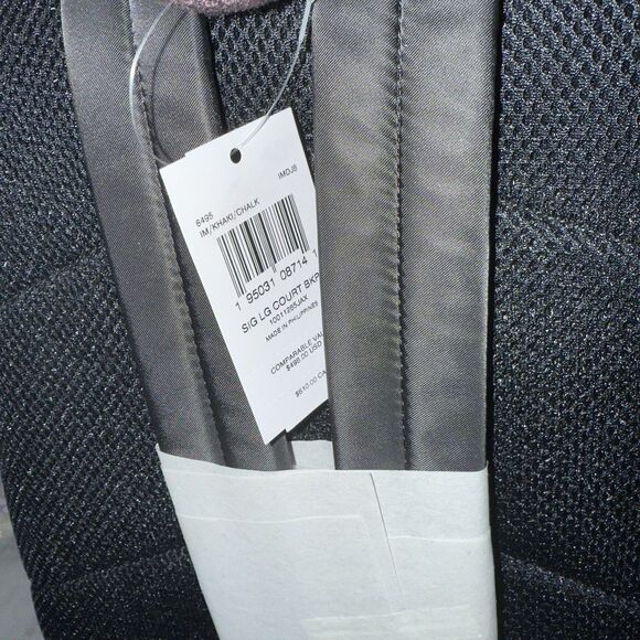 NWT Coach Court Brown Backpack In Blocked Signature Canvas $498 Retail - Picture 6 of 15